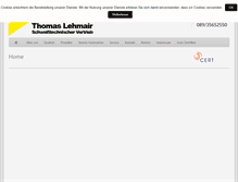 Tablet Screenshot of lehmair.de